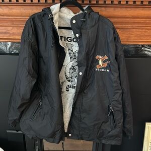 Vintage 1990s Tigger The Disney Store Embroidered Windbreaker Jacket / Tigger /L